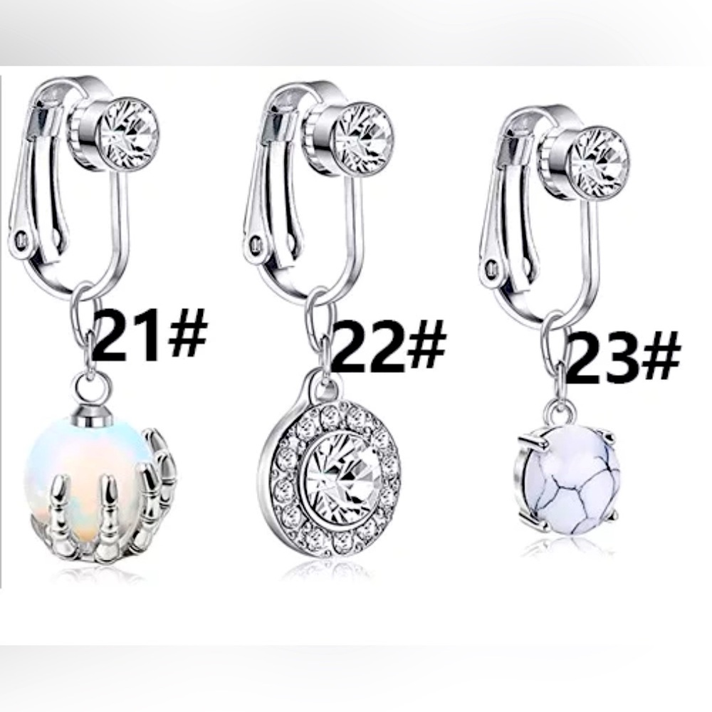 Clip-On Belly Button Ring